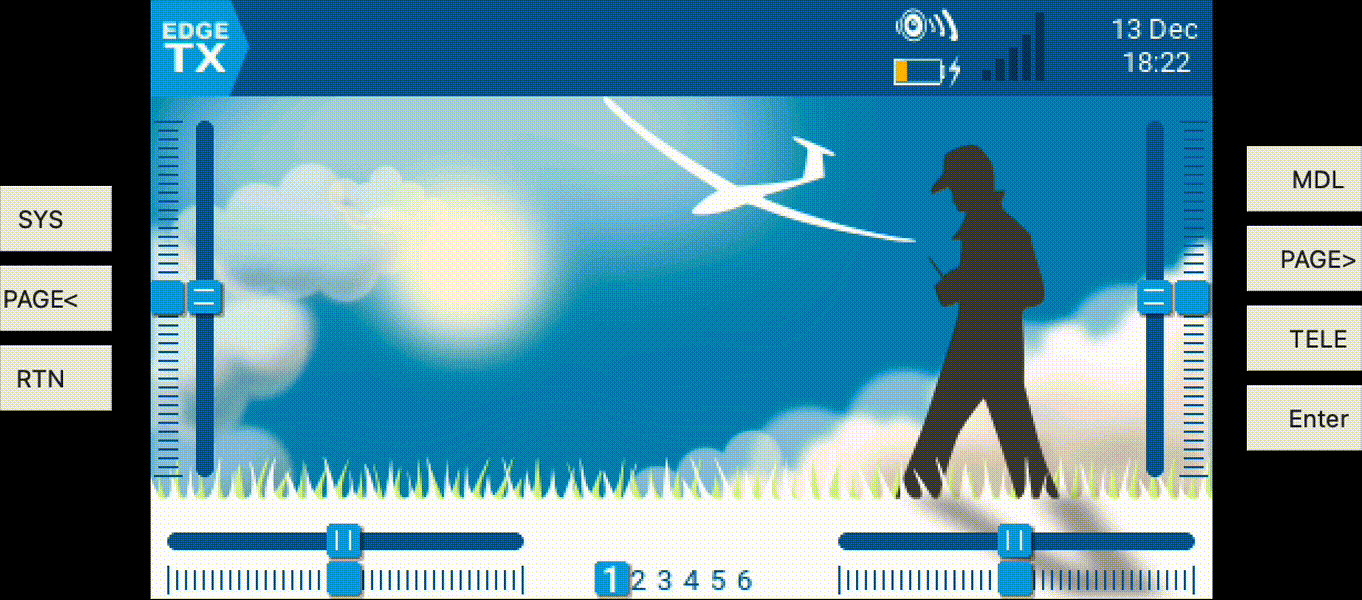 widget setup example